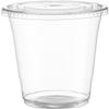 Nicole Fantini PET Crystal Clear Disposable Plastic Cups with lids, Clear Plastic Cups with Straw Slot Lid [500 Sets] (12) view 2