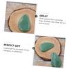 SOLUSTRE Natural Jade Scraping Massage Tool Spoon Shape Spa Board for Eye Hot Compress Smooth Jade Facial Massage Plate for Friends Family view 3