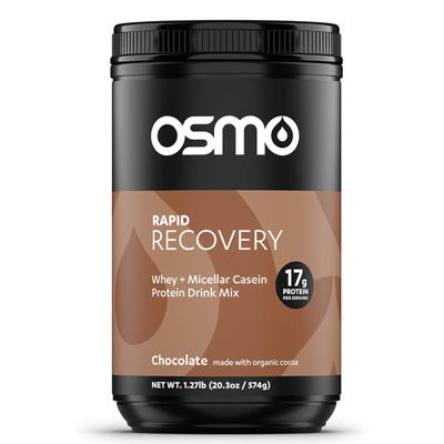 Osmo Rapid Recovery - Whey & Micellar Casein Protein Powder Blend with Carbohydrates & Caffeine, All Natural Ingredients, Enables Muscle Repair & Boosts Glycogen Restoration - Chocolate, 14 Servings