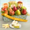 A Gift Inside Get Well Soon Cheese and Nuts Classic Fruit Basket view 3
