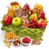 A Gift Inside Get Well Soon Orchard Delight Fruit and Gourmet Gift Basket" view 1