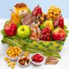 A Gift Inside Get Well Soon Orchard Delight Fruit and Gourmet Gift Basket" view 2