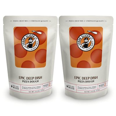 Urban Slicer Pizza Worx Epic Deep Dish Pizza Dough Mix, 2 Pack