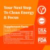 Aromatik Caffeine L-Theanine Focus Supplement | Caffeine (100 mg) + L-Theanine (200 mg) + B Vitamins | Energy Focus Cognition | USA Made at FDA Registered Facility | Vegan Capsules | 120 Servings view 2