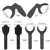 6Pcs Dental Photo Contrast Black Background Board Intraoral Orthodontic Photographic Contrast Palatal Photography Contraster view 3