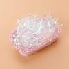 EXCEART 20g Silk Iridescent Shredded Paper Fill for Baskets Transparent Hamper Filler Crinkle Cut Tissue Paper Shred for Party Supplies Weddings Birthdays and More view 2