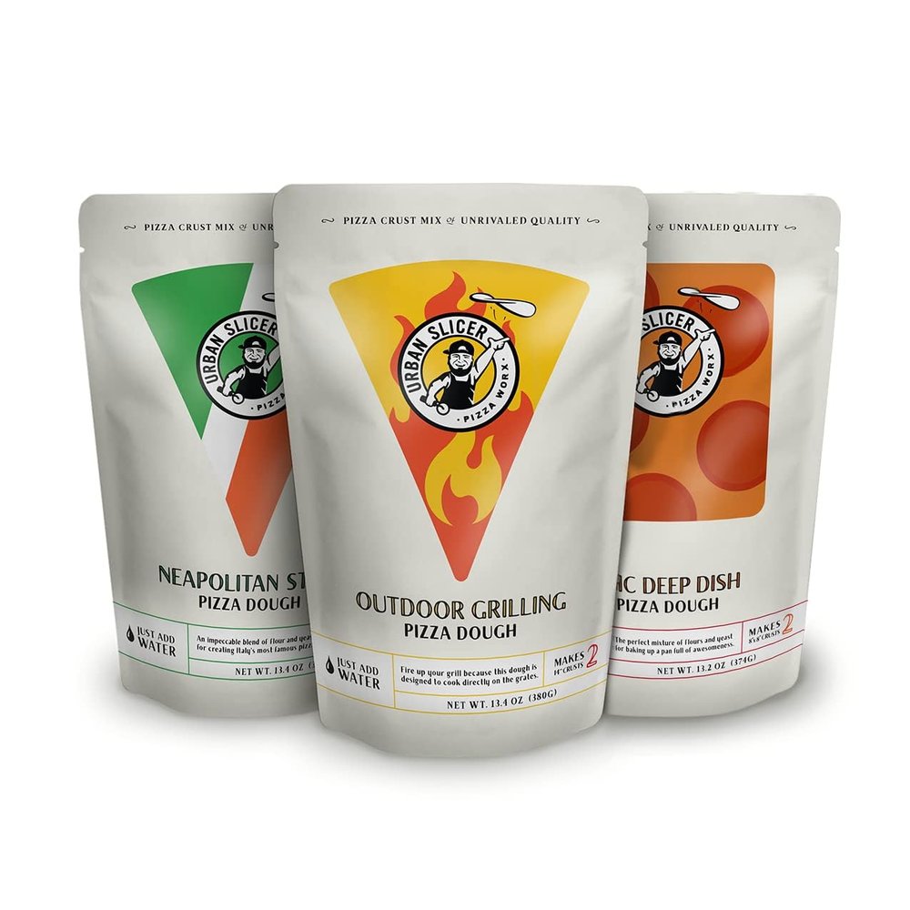 Urban Slicer Pizza Worx Variety Pizza Dough Mix, 3 Pack
