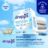 Dropps Sensitive Skin Laundry Detergent Pods, Unscented (36 Count) - Dermatologist Tested Laundry Pods - HE Compatible Laundry Supplies for Clean Clothes, Vegan & Dye-Free view 2