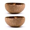 Rainforest Bowls Set of 2 Regular Raw Coconut Bowls, 2 Wooden Spoons & 2 Reusable Bamboo Straws - 100% Natural, Hand Carved by Artisans, Eco-Friendly & Sustainable - Smoothie/Acai/Salad Bowls view 2
