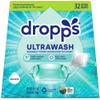 Dropps UltraWash Dishwasher Pods, Unscented (32 Count) - Biobased Power Deep Clean Dishwasher Detergent Tablets for Sparkling Shiny Dishes - No Rinse Aid or Pre-Wash Needed - Dishwashing Pods