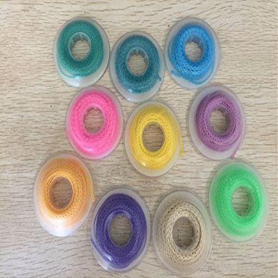 SDent 1 pack = 10 Spools Dental Orthodontic Power Chains Rubber Elastic SHORT Color Random