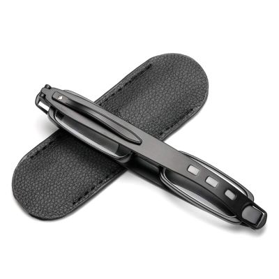 ASDQWER Reading Glasses, Foldable, Portable, Pen-Mounted Design, 360-Degree Rotation, Stylish, High-Definition, Unisex, Maroon, Black,Black,+1.5