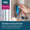 Dext - Keywing Key Turner Aid for People with Arthritis, Parkinsons, and More, Comfortable and Secure Grip for Weak Hands, Lightweight, Durable, Click-On Design, Suitable for Flat Keys (Multipack, 3) view 2