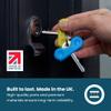Dext - Keywing Key Turner Aid for People with Arthritis, Parkinsons, and More, Comfortable and Secure Grip for Weak Hands, Lightweight, Durable, Click-On Design, Suitable for Flat Keys (Multipack, 3) view 4