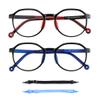 LAMBBAA Blue Light Blocking Glasses for Kids 2 Pairs Computer Glasses With Rope UV Protection for Boys Girls Age 3-12 view 1