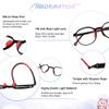 LAMBBAA Blue Light Blocking Glasses for Kids 2 Pairs Computer Glasses With Rope UV Protection for Boys Girls Age 3-12 view 2