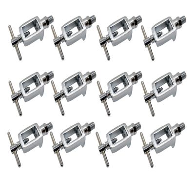 CGA870 Medical Fill Yoke x 1/4" Male NPT for Filling Small Portable Oxygen Cylinders, T-Handle BULK PACKAGE 12 PIECES