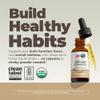 MARYRUTH'S Lions Mane Mushroom Supplement Liquid Drops 1 Fl Oz, Non-GMO view 2
