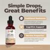 MARYRUTH'S Lions Mane Mushroom Supplement Liquid Drops 1 Fl Oz, Non-GMO view 4