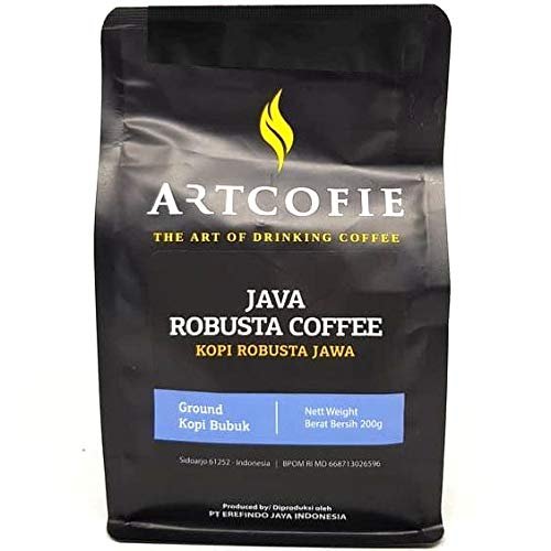 Artcofie Java Robusta (Ground Coffee), 200 Gram