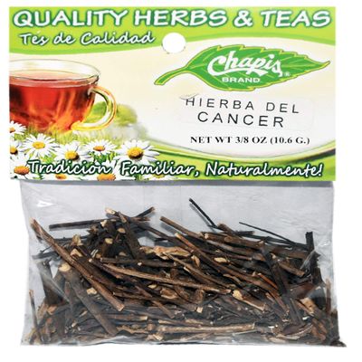 12 PIECES CHAPIS HIERBA DEL CANCER NATURAL HERBS HIERBAS Net Wt. 3/8oz (10.6g)