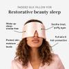 DROWSY Silk Sleep Mask - Face-Hugging, Padded Cocoon for Luxury Sleep in Total Darkness - 100% Pure Mulberry Silk (Sunset Pink) view 3
