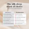 DROWSY Silk Sleep Mask - Face-Hugging, Padded Cocoon for Luxury Sleep in Total Darkness - 100% Pure Mulberry Silk (Dusty Gold) view 4
