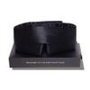 DROWSY Silk Sleep Mask - Face-Hugging, Padded Cocoon for Luxury Sleep in Total Darkness - 100% Pure Mulberry Silk (Black Jade) view 1