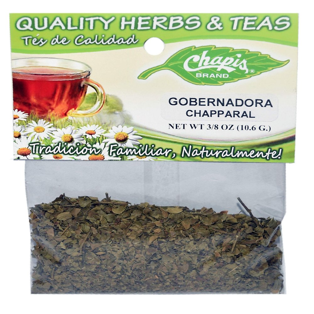 12 PIECES CHAPIS GOBERNADORA NATURAL HERBS HIERBAS Net Wt. 3/8 oz. (10.6 g)