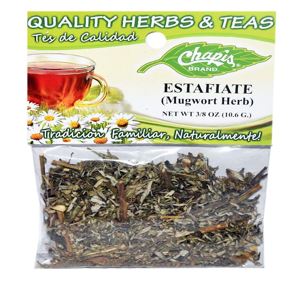 12 PIECES CHAPIS ESTAFIATE NATURAL HERBS HIERBAS Net Wt. 3/8 oz. (10.6 g)