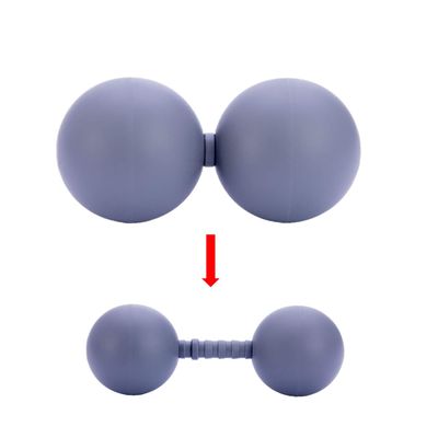 Adjustable Peanut Massage Ball Roller, Double Lacrosse Ball Acupoint Myofascial Release Muscle Knot Relaxer Mobility Trigger Point for Physical Therapy Self Deep Tissue Manual Massager Equipment Tool