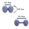 Adjustable Peanut Massage Ball Roller, Double Lacrosse Ball Acupoint Myofascial Release Muscle Knot Relaxer Mobility Trigger Point for Physical Therapy Self Deep Tissue Manual Massager Equipment Tool view 2