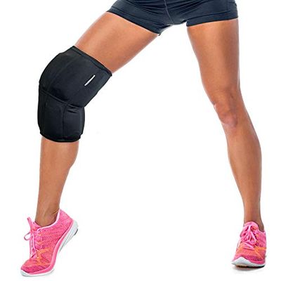 HurtSkurt Revolutionary Stretch-to-fit hot/Cold Pack- Black Medium