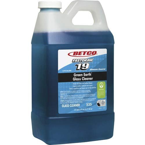 Betco Corporation Cleaner; f/Glass&Hard Surfaces; Conc; 2 L; Blue