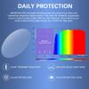 ANDWOOD Blue Light Blocking Glasses Women Men Computer Small Face Frame Bluelight Blocker Teens Square Frame 2 Pack Pink Grey view 4