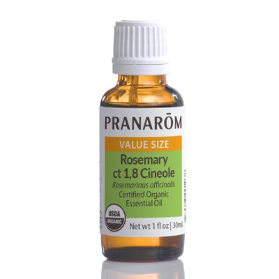 Pranarom USDA Certified Organic Rosemary Cineole Essential Oil (30ml), 100% Pure Undiluted Therapeutic Grade from Tunisia for Aromatherapy, Diffuser, Meditation, Massage, Relaxation
