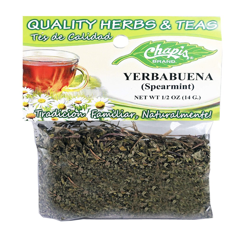 12 PIECES YERBA BUENA NATURAL HERBS HIERBAS ( Net Wt.1/2 oz. (14 g)