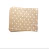 100 Qty 4" x 6" Decorative Flat Paper Gift Bags - White Polka-Dot on Brown Kraft Bags - For Sales/Treats/Parties Cookies/Gifts view 3