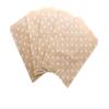 100 Qty 4" x 6" Decorative Flat Paper Gift Bags - White Polka-Dot on Brown Kraft Bags - For Sales/Treats/Parties Cookies/Gifts view 4