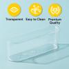 Hammont Acrylic Box - Party Favor Gift Boxes - Clear Cube with Rounded Edges for Gifts, Weddings, Treats, Candies & Accessories - Square Home Storage Boxes | 5x1.5x2.5 (12 Pack) view 3