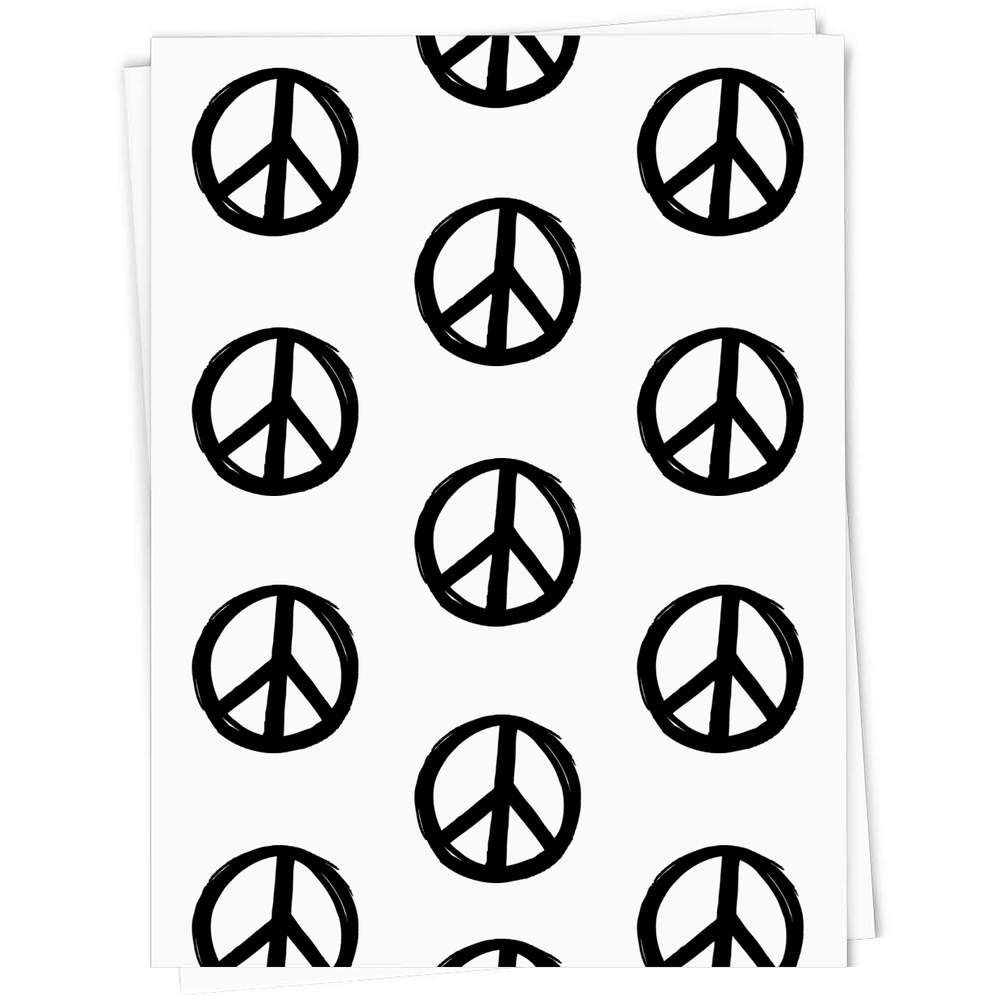 Azeeda A1 'Peace Sign' Gift Wrap/Wrapping Paper Sheet (GI00006995)