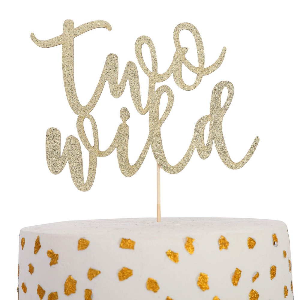 Two Wild Birthday Cake Toppers-two Cake Toppers, Two Wild Party Decorations, Baby Shower Photo Props, Photo Studio Photo Props, Smash Cakes.