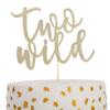 Two Wild Birthday Cake Toppers-two Cake Toppers, Two Wild Party Decorations, Baby Shower Photo Props, Photo Studio Photo Props, Smash Cakes. view 1