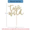 Two Wild Birthday Cake Toppers-two Cake Toppers, Two Wild Party Decorations, Baby Shower Photo Props, Photo Studio Photo Props, Smash Cakes. view 2