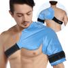 REVIX XL Shoulder Ice Pack for Rotator Cuff Reusable Gel Cold Wrap for Shoulders Injuries and Surgery, Soft Plush Lining, Flexible and Long Lasting view 1
