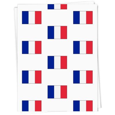 Azeeda A1 'French Flag' Gift Wrap/Wrapping Paper Sheet (GI00013743)