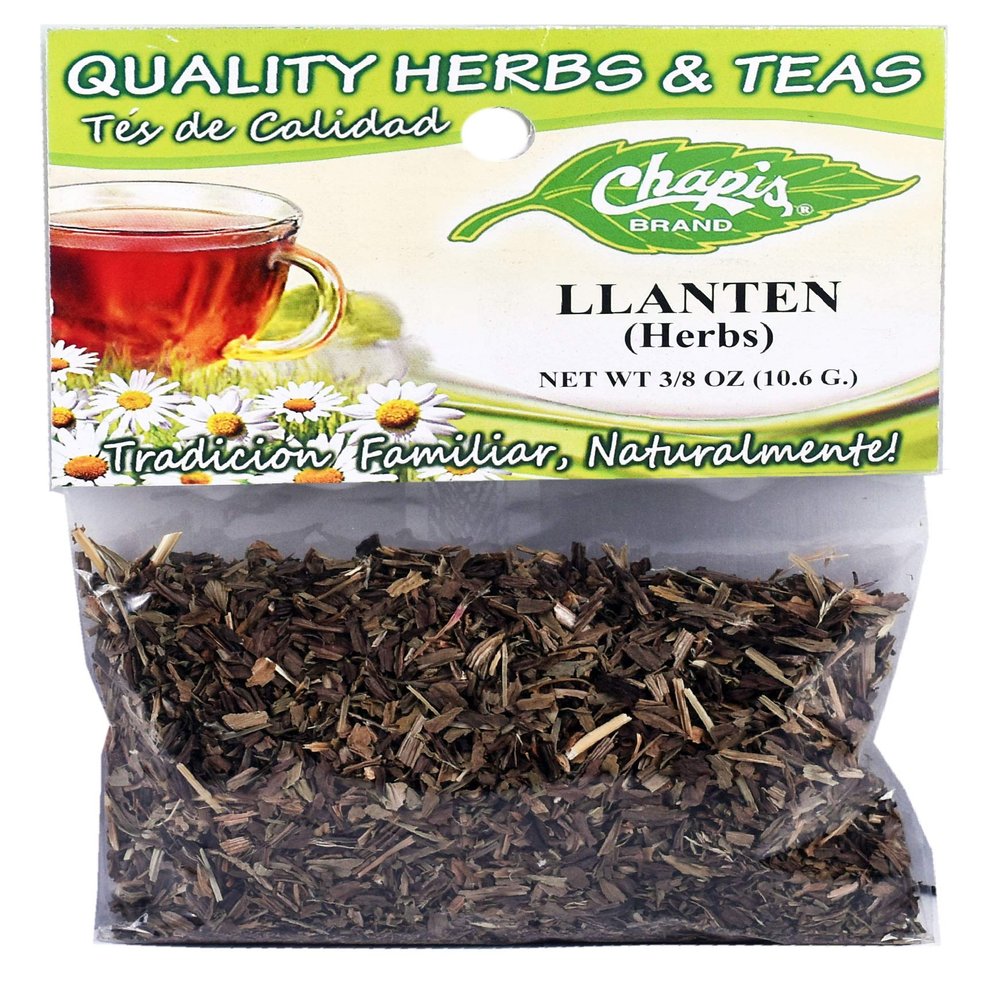 12 PIECES CHAPIS LLANTEN NATURAL HERBS HIERBAS Net Wt. 3/8 oz. (10.6 g)