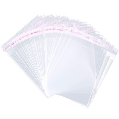 200 Pcs Cellophane Bags 2x3 Inches Self Sealing Cello Bags Small Clear Cookie Bag Adhesive Resealable Plastic Poly Cellophane Treat Bag for Candy Jewelry Gifts Decorative Favor
