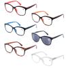 HAPJOYS Reading Glasses Womens Readers Ladies Stylish Cheaters +1.25 W/Sun Reader Glasses Lightweight Comfortable Cute Glasses for Reading Outdoor 6 Pack view 2