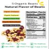 Eat More BeansOrganic Fully Cooked Perfect Beans - Economy Pack, USDA Vegan Vegetarian Healthy Food- Variety of Organic Edamame, Chickpea, Black Beans, Green Peas, Kidney Beans (12 Packs, 5 oz) view 2